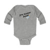 It's Doodh Dude - Long Sleeve Baby Onesie