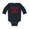 Netflix and Doodh - Long Sleeve Baby Onesie