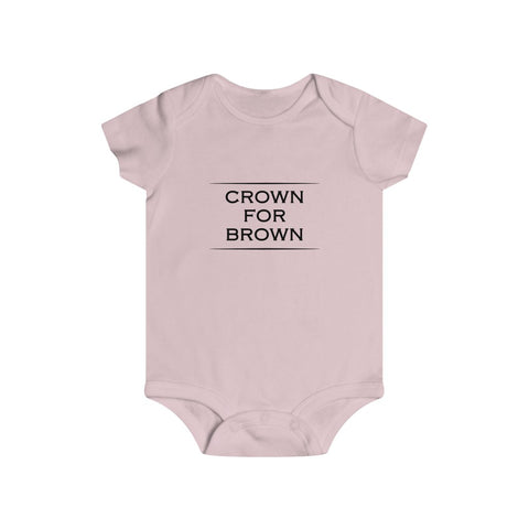 Crown For Brown - Baby Onesie
