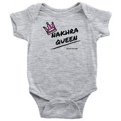 Nakhra Queen Baby Onsie